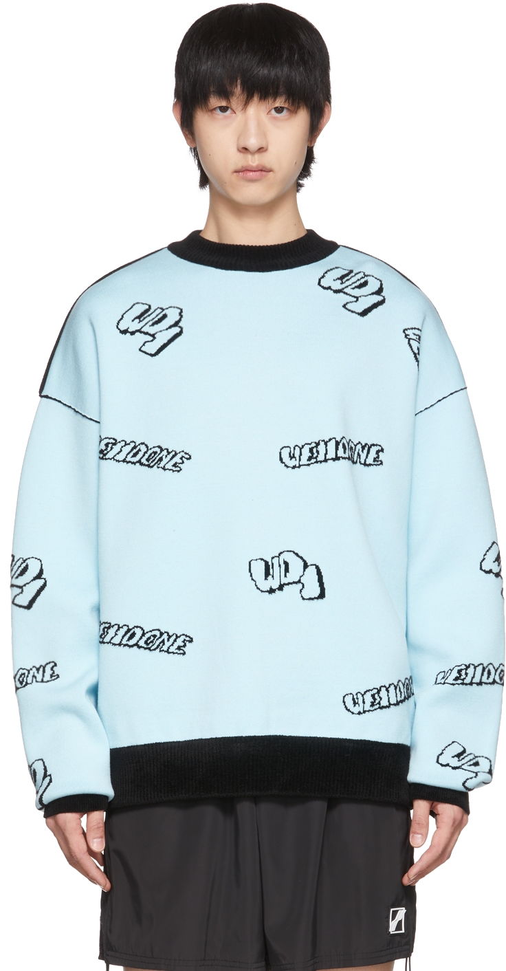 Džemper We11done We11done Reversible Sweater Plava | WD-KT1-22-629-U-SK