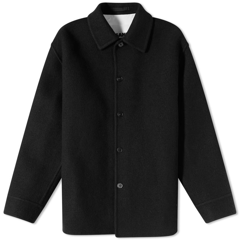 Kaputi Jil Sander Jil Sander Wool Overshirt Crna | J23BN0006-J40020-001