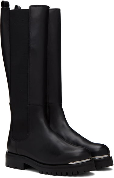 Odjeća Anine Bing ANINE BING Justine Lug Sole Knee-High Boots Crna | A-14-1142-000, 3