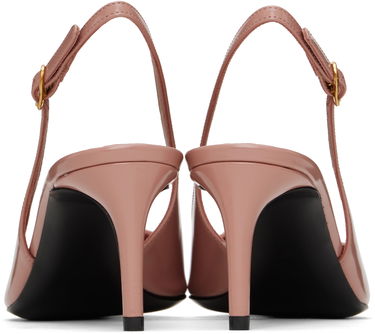 Tenisice i cipele Dolce & Gabbana Dolce&Gabbana Polished Calfskin Slingback Heels Ružičasta | CG0894 A1037, 1