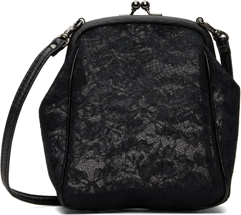 Ručna torbica Yohji Yamamoto Yohji Yamamoto Clasp Pouch Bag Crna | DP-A11-902