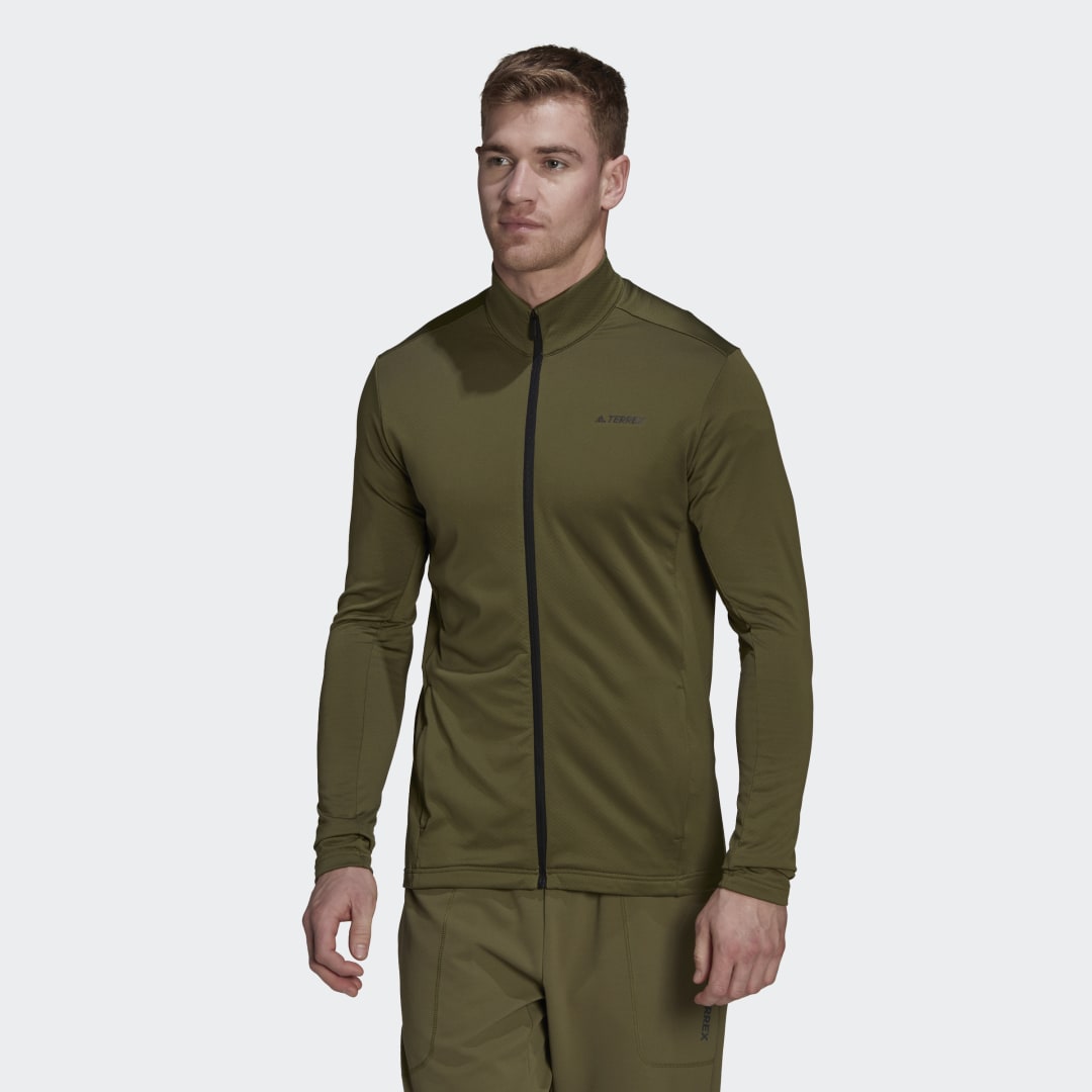 Jakna adidas Performance Terrex Multi Primegreen Full-Zip Fleece Jacket Zelena | HA2294, 0