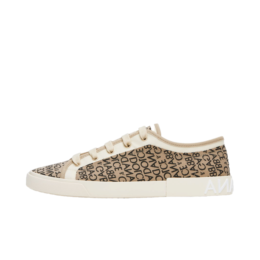 Tenisice i cipele Dolce & Gabbana Portofino Vintage Bež | CS2239AR851