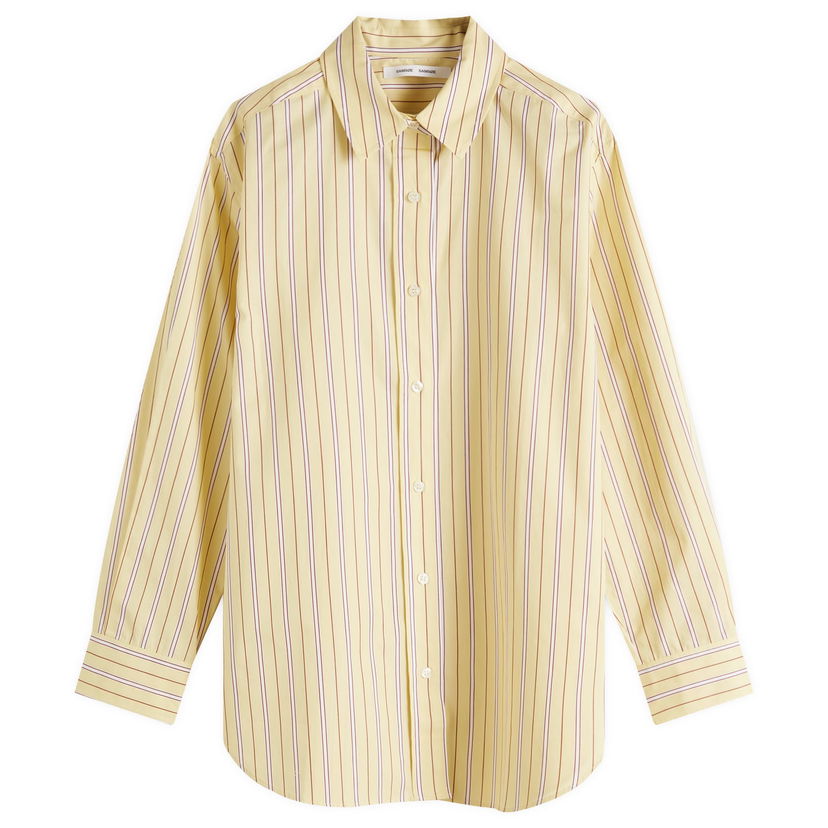 Košulja Samsoe Samsoe Samsøe Samsøe Salova Striped Shirt, Size Large Žuta | F24300064-CLR002071