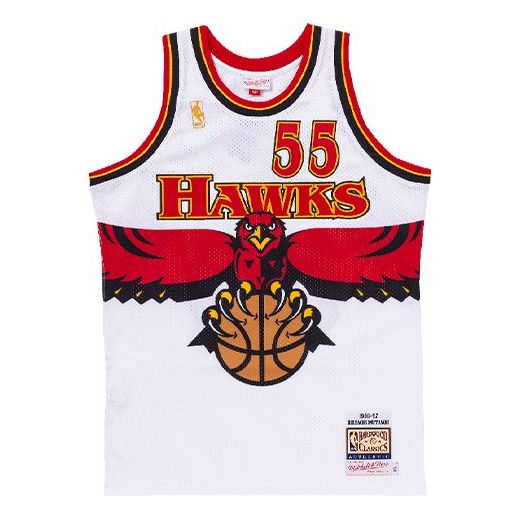 Dres Mitchell & Ness Mitchell & Ness Atlanta Hawks Dikembe Mutombo 1996-97 Authentic Jersey Bijela | AJY4SB19088-AHAWHIT96DMO