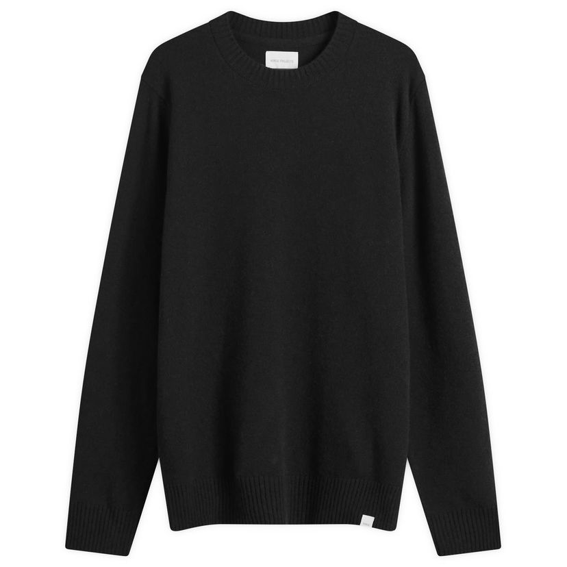Džemper NORSE PROJECTS Lambswool Knit Jumper Crna | N45-0620-9999