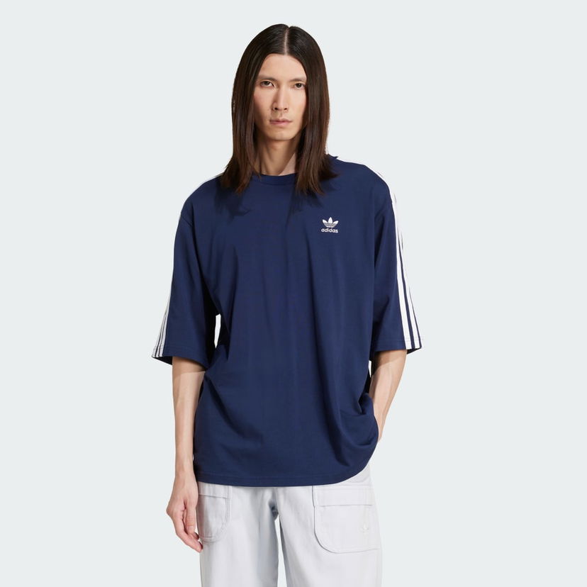 Majica kratkih rukava adidas Performance Adicolor Oversized T-Shirt Tamnoplava | JP1059