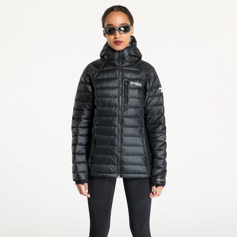 Pernata jakna Columbia Arctic Crest Down Hooded Jacket Black Crna | 2086074010