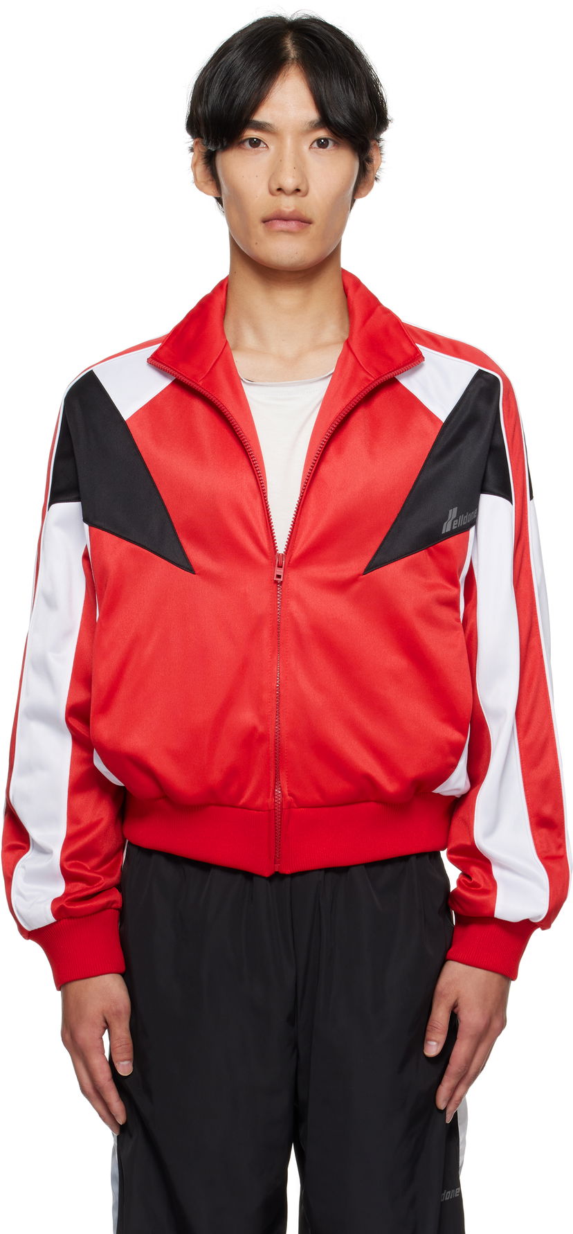 Jakna We11done We11done 'Se11done' Track Jacket Crvena | WD-TJ2-25-843-U-RD
