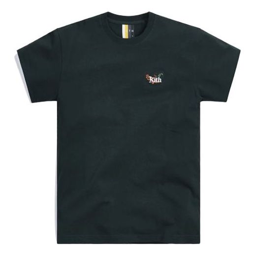 Majica kratkih rukava KITH Botanical Floral Tee Crna | KH3999-302