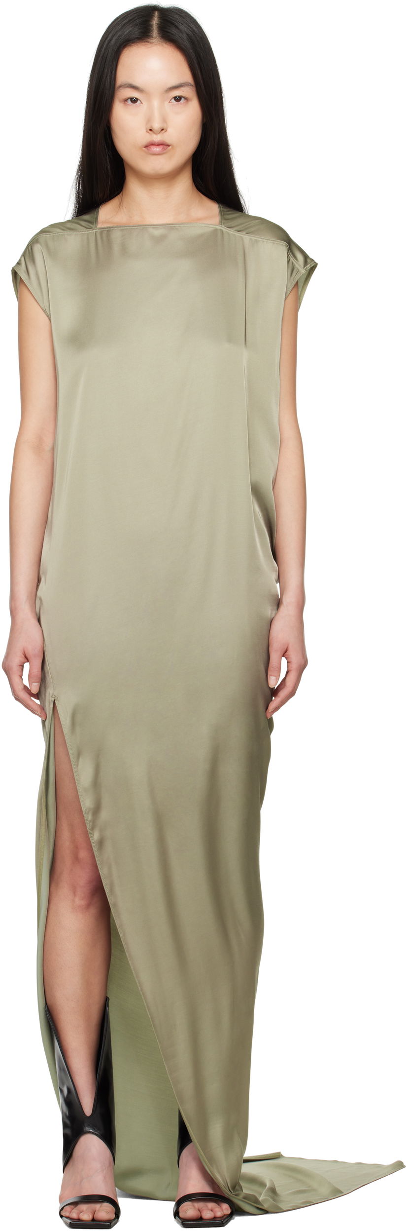 Haljina Rick Owens Rick Owens Hollywood Edfu Maxi Dress Zelena | RP01E7505 SCH