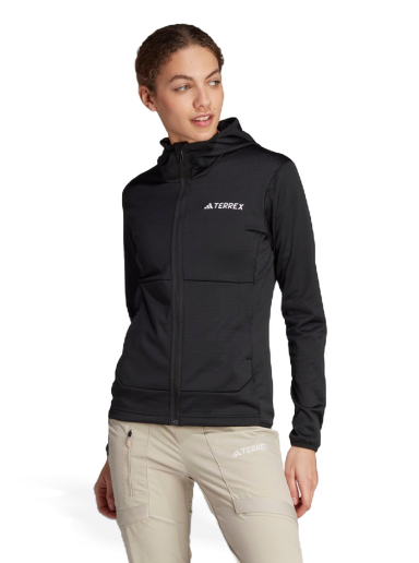 Jakna adidas Performance Terrex Xperior Light Fleece Hooded Jacket Crna | IB1823