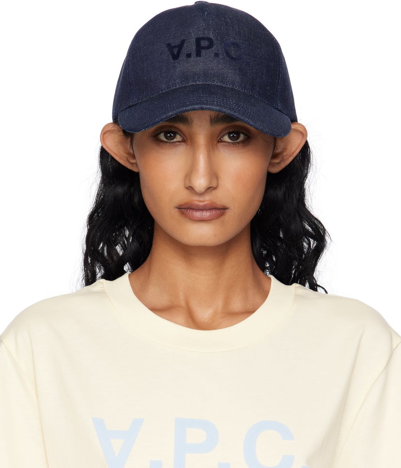 Kapa A.P.C. A.P.C. Charlie Eden 'VPC' Baseball Cap Tamnoplava | COHIZ-M24090