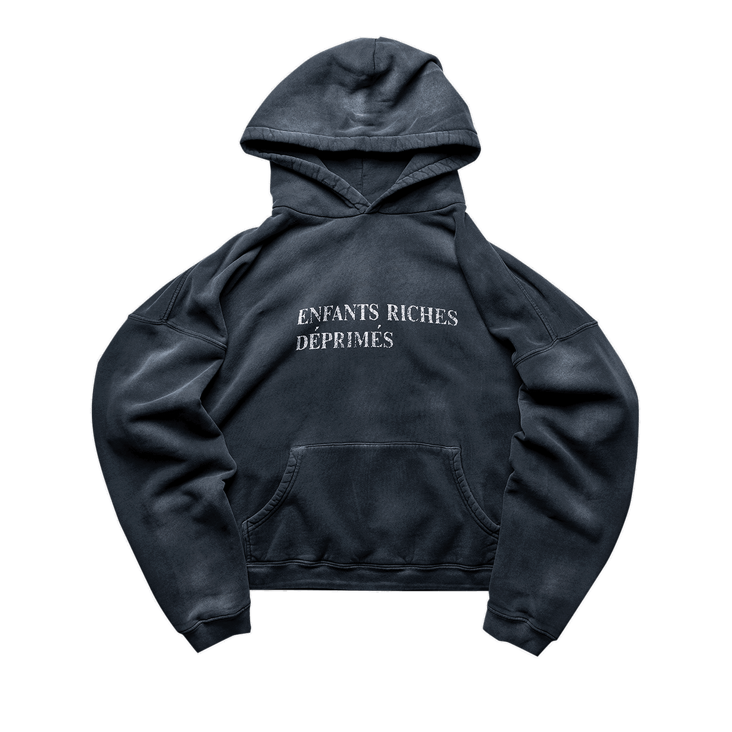 Dukserice Enfants Riches Déprimés Sun Damaged Classic Logo Hoodie Crna | 020 377 FADE, 0