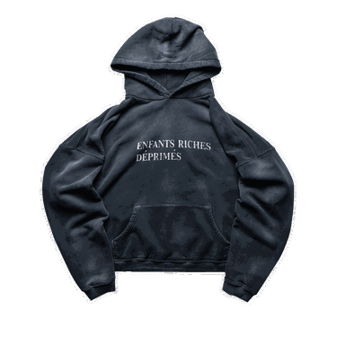 Dukserice Enfants Riches Déprimés Sun Damaged Classic Logo Hoodie Crna | 020 377 FADE, 0