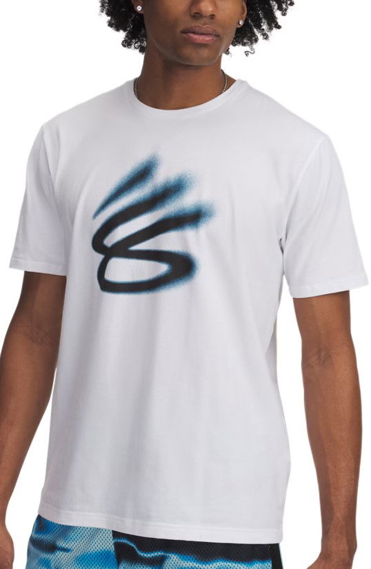 Majica kratkih rukava Under Armour Curry Playable Graphic T-Shirt Bijela | 1390407-100