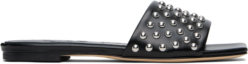 Dodaci Aeyde Aeyde Anna Studded Leather Sandals Crna | A11-FS-BRNS08FL185-SS25-800-007