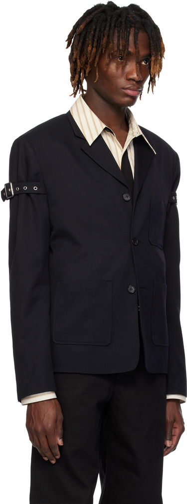 Jakna We11done We11done Belted Blazer Crna | WD-JK0-25-006-U-NV, 1
