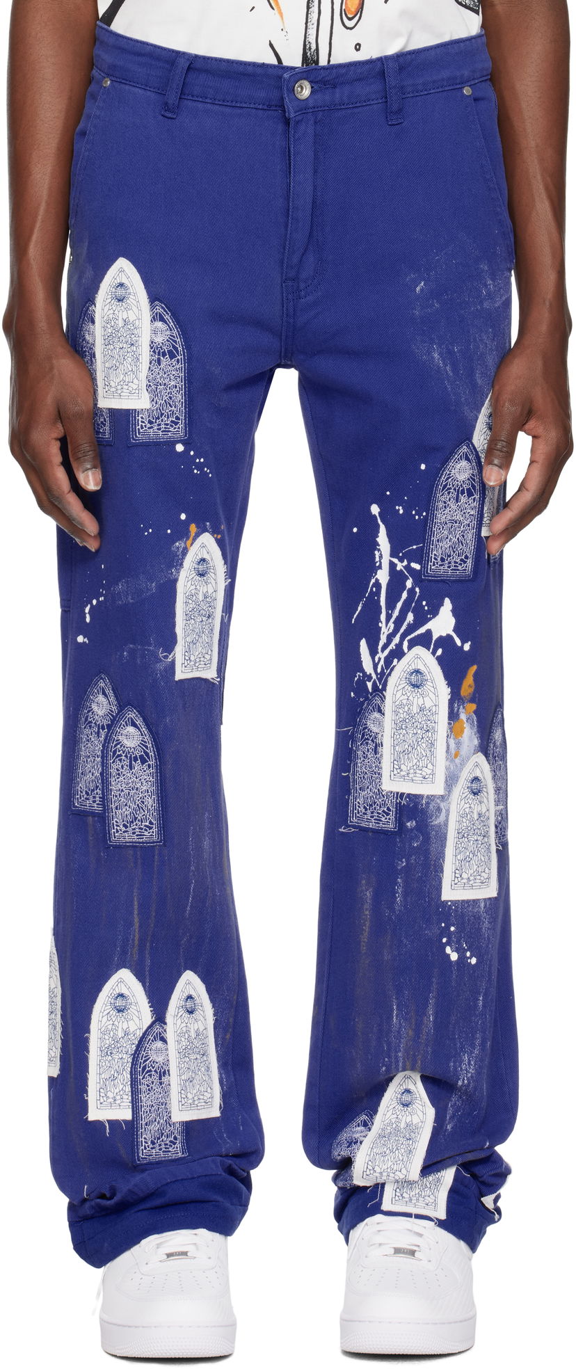 Jeans Who Decides War Who Decides War Painter Carpenter Jeans Plava | 1121080010SS25