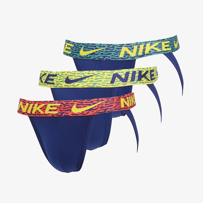 Bokserice Nike Nike Jock Strap 3-Pack Plava | 0000KE1144-405