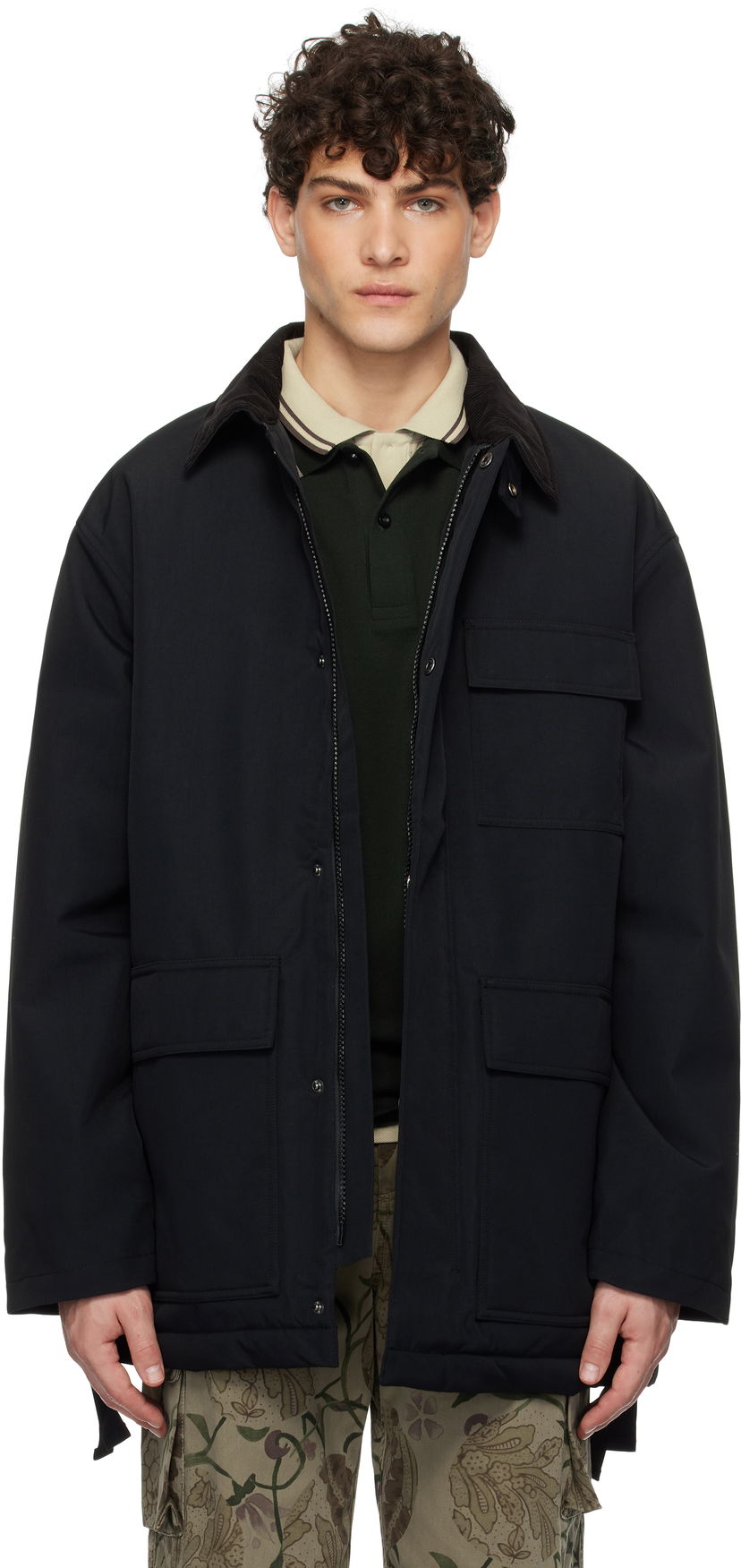 Parka Carhartt WIP Black Clarton Insulated Coat Crna | I033870