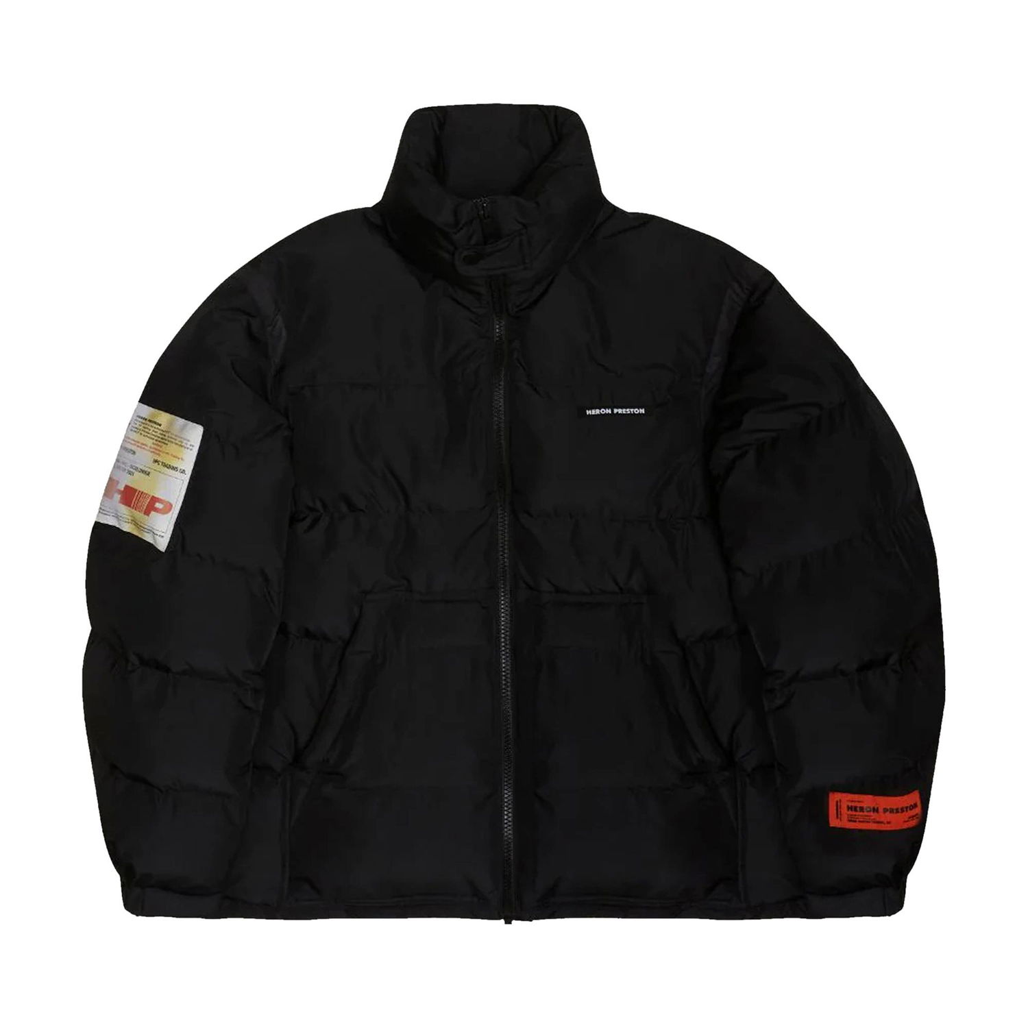 Pernata jakna HERON PRESTON Label Nylon Puffer Crna | HMED008F21FAB0011000, 1
