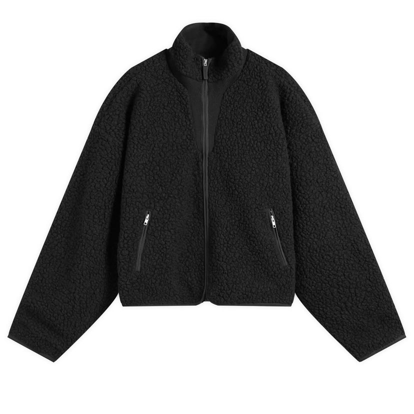Jakna Entire Studios Fleece Jacket, Size Large Crna | ESU-W25-1045-BL