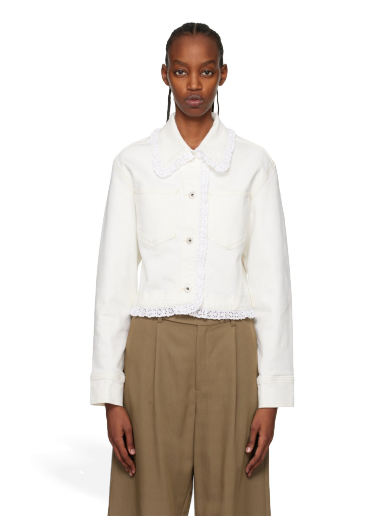 Jakna KENZO Paris Cropped Bijela | FD52DV2406D2