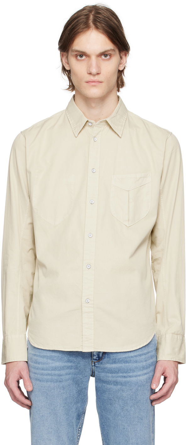 Košulja rag & bone Rag & Bone Arrow Shirt Bež | MBW23SA381TGML