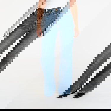 Jeans Samsoe Samsoe Sarebecca High-Waist Wide-Leg Jeans W27/L32 Plava | F25300106_CLR002381, 0