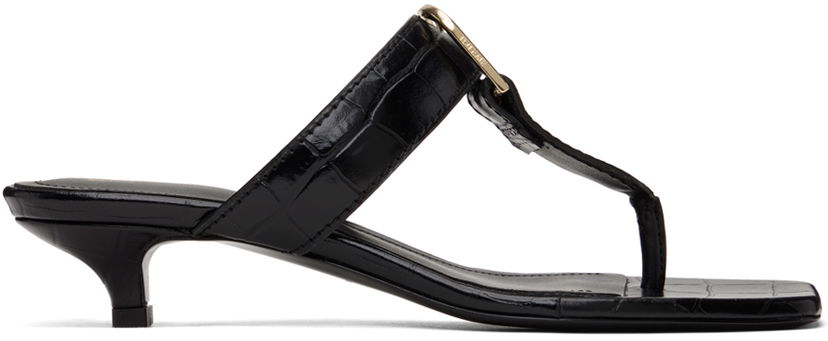 Dodaci TOTEME TOTEME 'The Belted Croco' Heeled Sandals Crna | 242-WAS2043-LE0023
