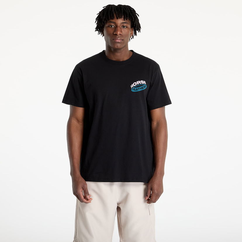 Majica kratkih rukava Horsefeathers Horsefeathers Orbit T-Shirt Crna | SM1382A