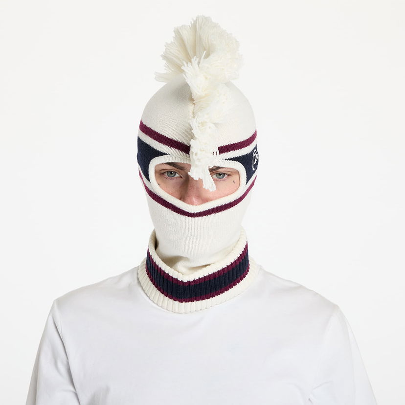 Kapica Ambush Fringe Knit Balaclava Tofu/ Tofu Universal Bijela | BMLC001F24KNI0013131