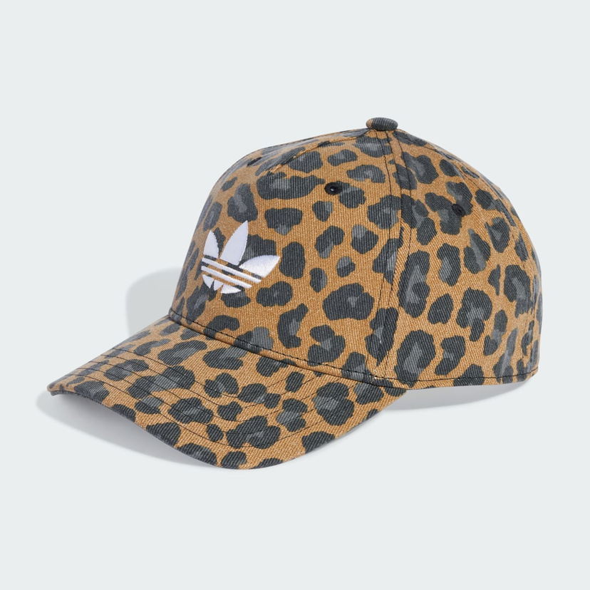 Kapa adidas Performance Leopard Print Baseball Cap Smeđa | JW8034