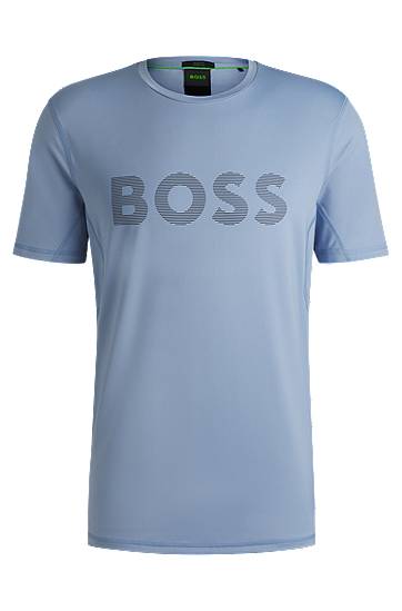 Majica kratkih rukava BOSS Slim-Fit Active T-Shirt with Moisture Management Plava | 50531244