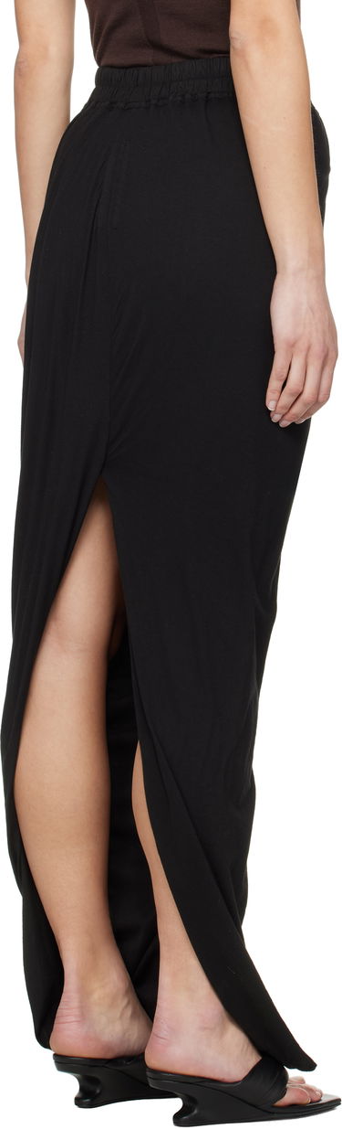 Suknja Rick Owens Rick Owens DRKSHDW Hollywood Pull On Maxi Skirt Crna | DS01E3332 BHDB, 2