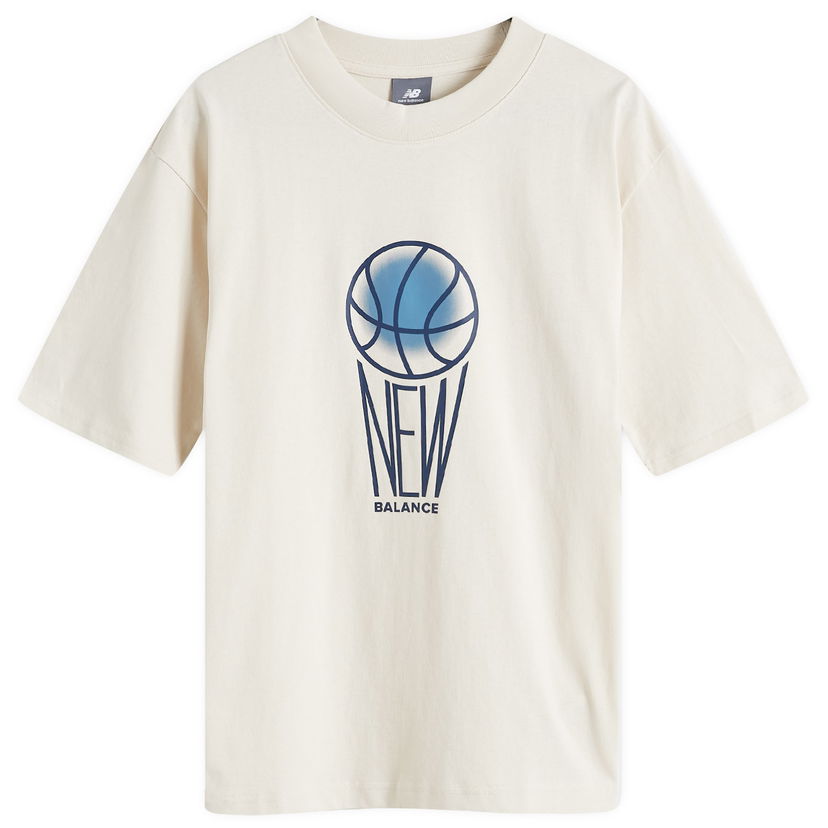 Majica kratkih rukava New Balance Graphic T-Shirt Bež | MT44585-LIN