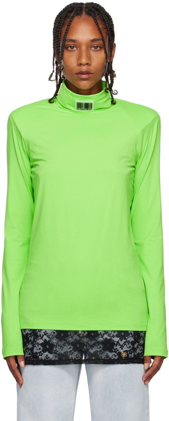 Džemper VETEMENTS Turtleneck Long Sleeve Top Zelena | VL14TO300E