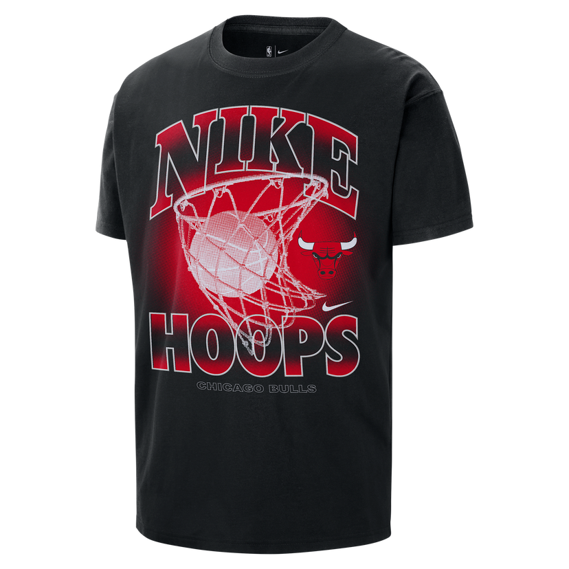 Majica kratkih rukava Nike Chicago Bulls Courtside Max90 T-Shirt Crna | HQ1267-010