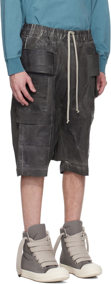 Kratke hlače Rick Owens Rick Owens DRKSHDW Hollywood Creatch Cargo Pods Shorts Crna | DU01E3382 SCF, 4