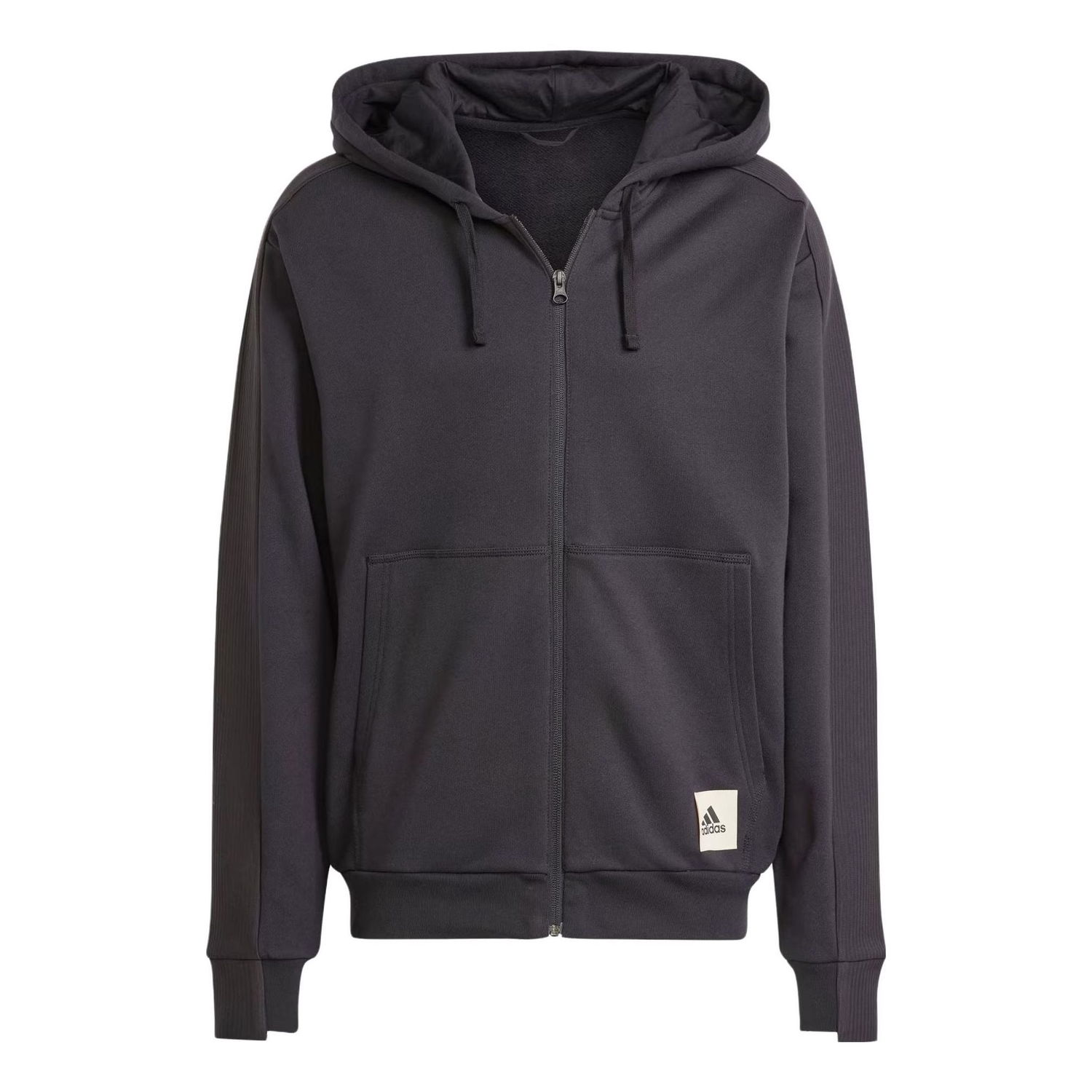 Dukserice adidas Originals Lounge Full-Zip Sweatshirt Siva | IQ3422, 0