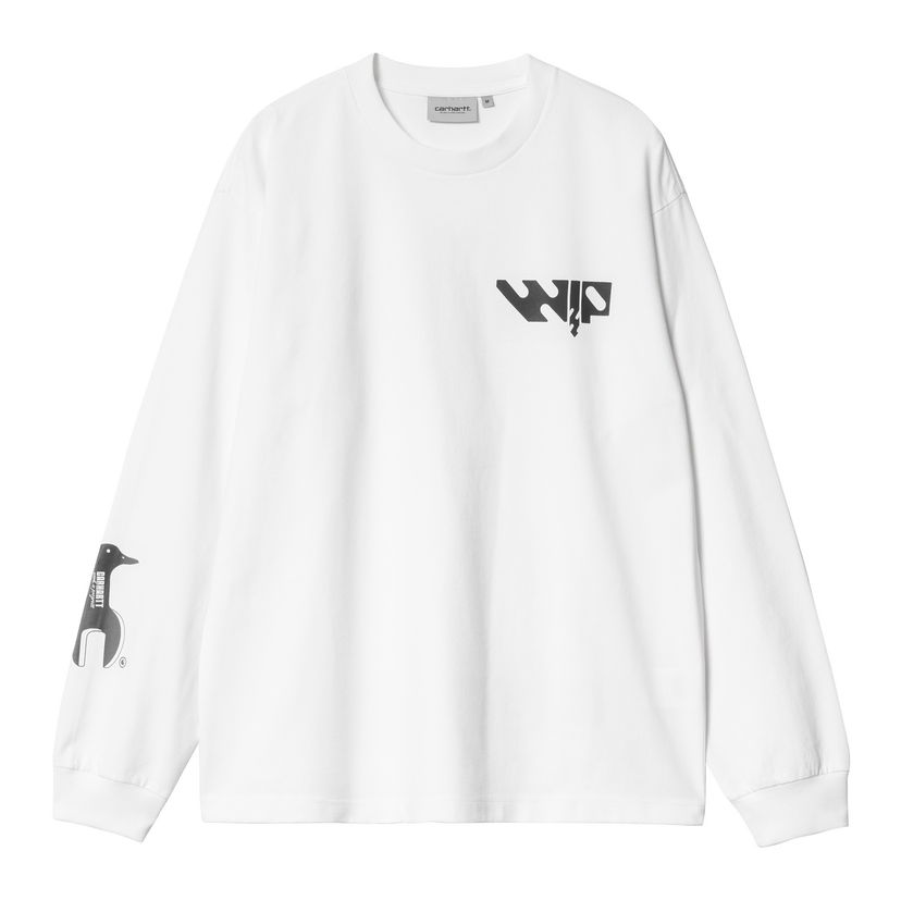 Majica kratkih rukava Carhartt WIP Long Sleeve Graphic Print T-Shirt Bijela | I034411_9
