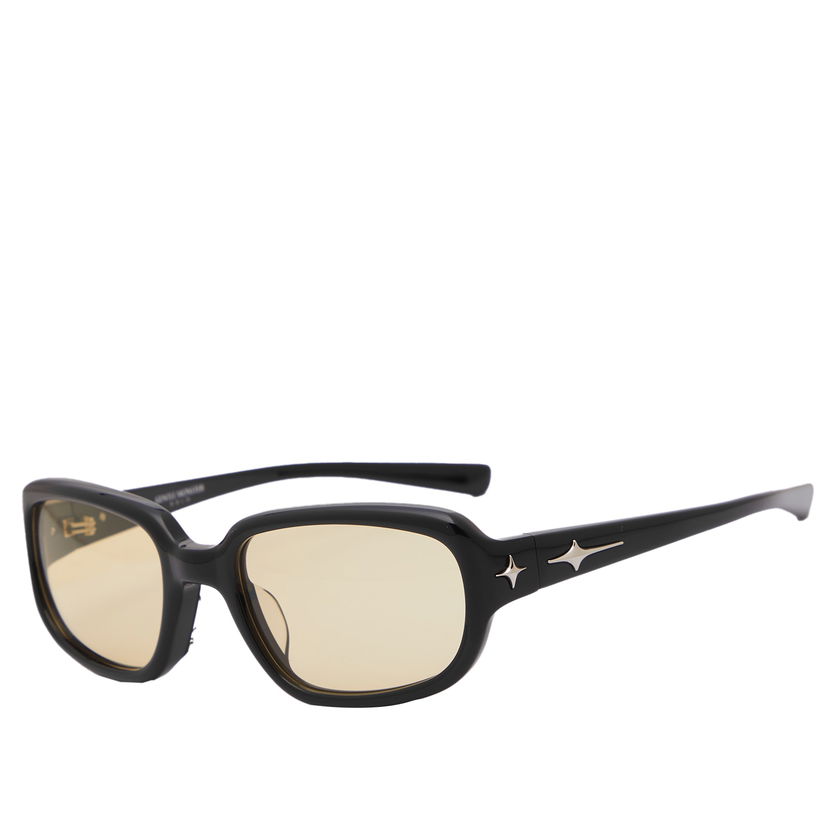 Sunčane naočale Gentle Monster Noizer Black & Yellow Sunglasses Crna | NOIZER-01-OL