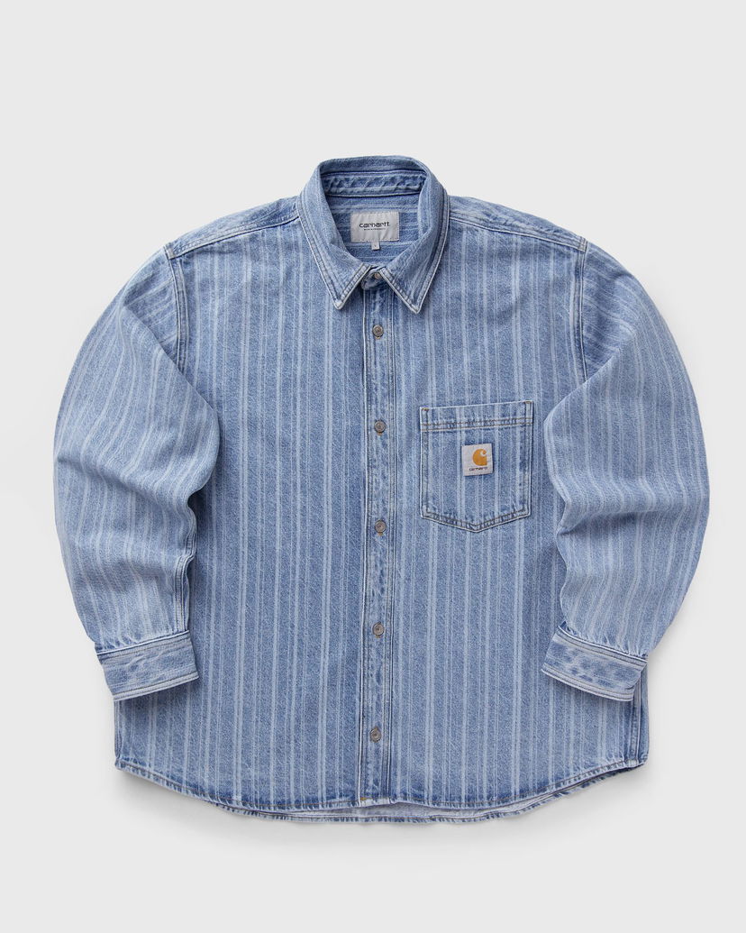 Košulja Carhartt WIP Rylan Striped Denim Shirt Jacket Plava | I035567-32H.12