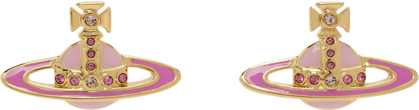 Naušnice Vivienne Westwood Vivienne Westwood Small Neo Bas Relief Earrings Ružičasta | 62010039-02R839-