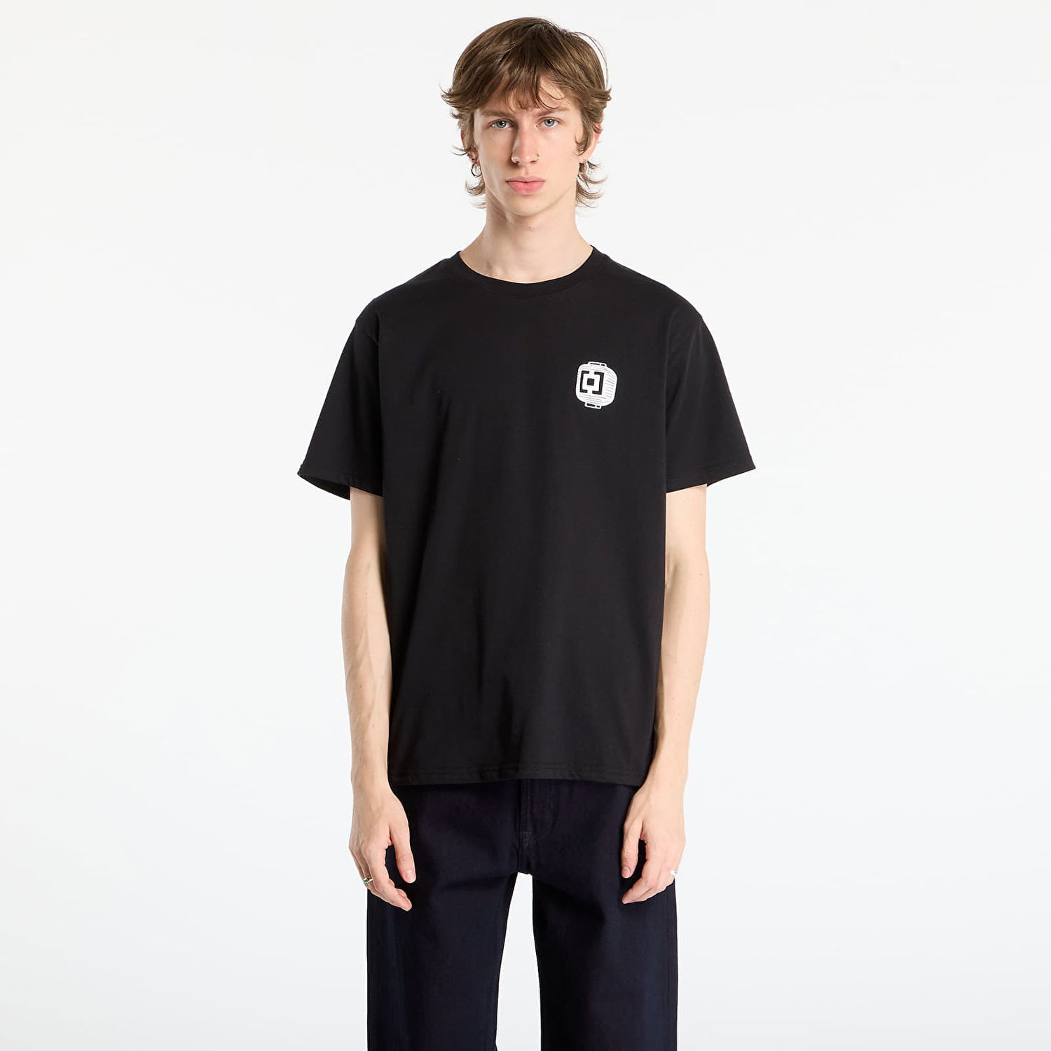 Majica kratkih rukava Horsefeathers Asakusa T-Shirt Crna | SM1407A, 0