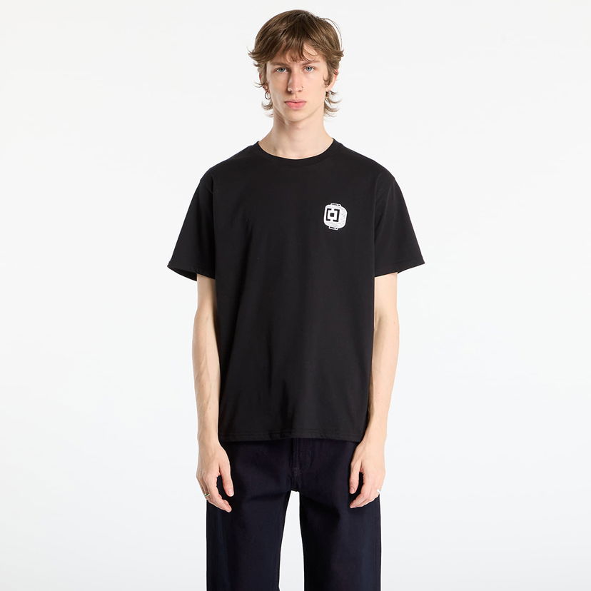 Majica kratkih rukava Horsefeathers Asakusa T-Shirt Crna | SM1407A