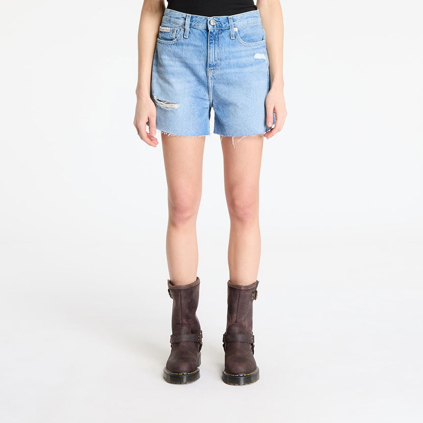 Kratke hlače CALVIN KLEIN Calvin Klein Jeans Mom Denim Shorts Plava | J20J225159 1AA