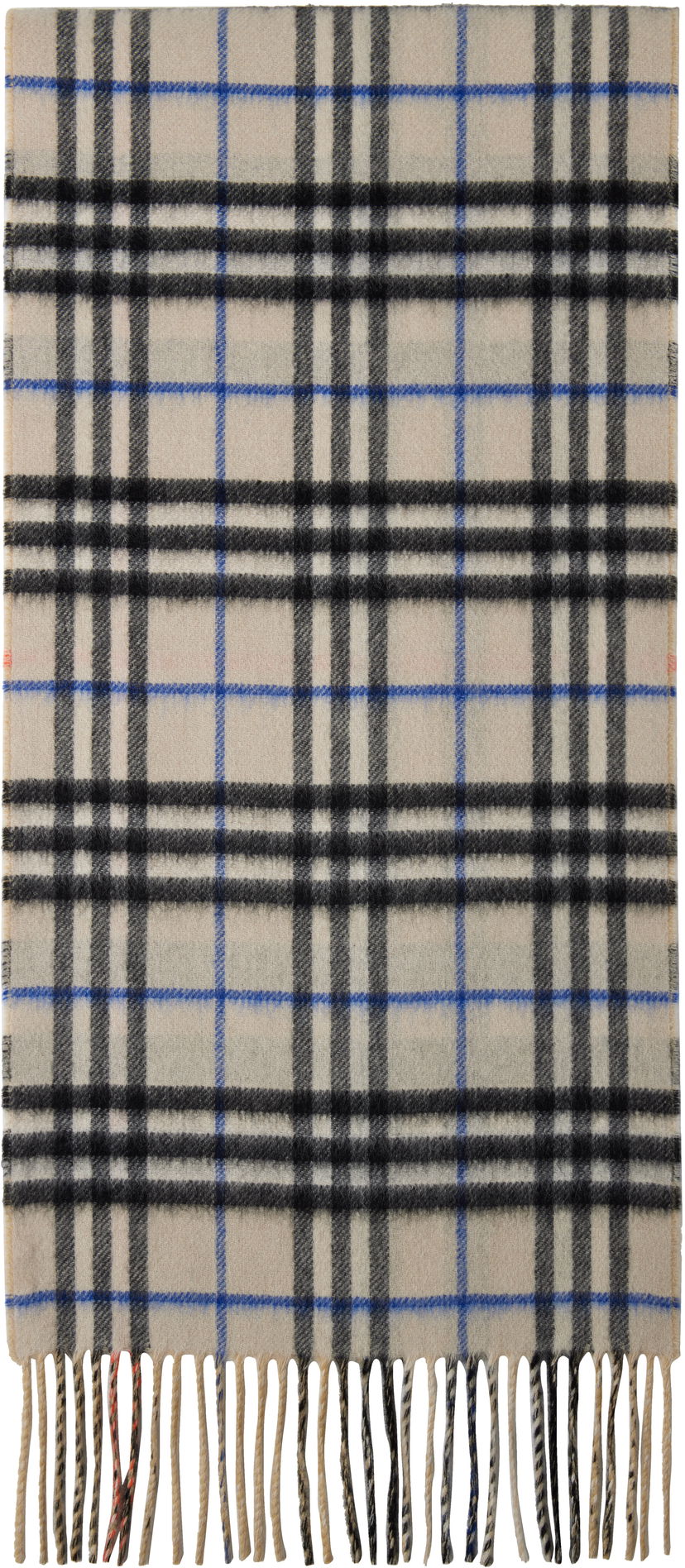 Šal Burberry Burberry Medium Cashmere Check Scarf Bež | 8090952