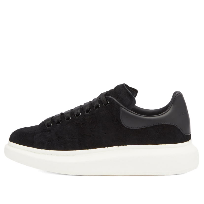 Tenisice i cipele Alexander McQueen Exaggerate Sole Rough Suede Crna | 553680-WIAC8-1000